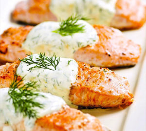 Salmone allo Yogurt